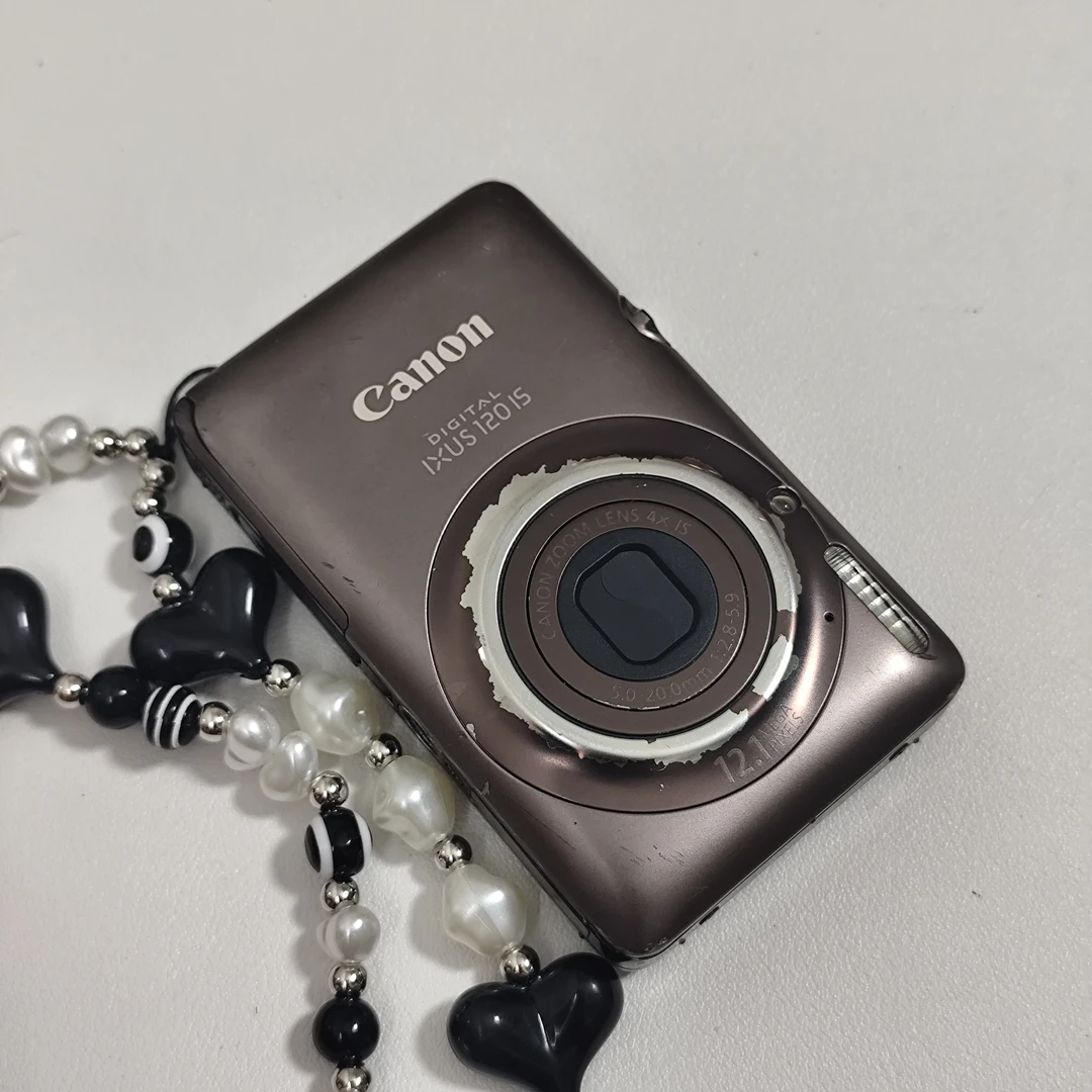 9新  复古ccd相机 佳能ixus120 巧克力色 1200w 平替ixus130