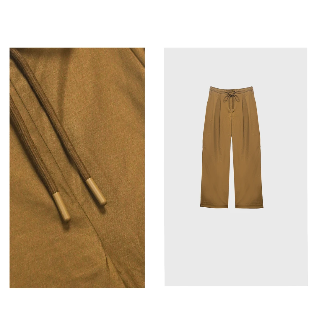 【慵懒】时尚百搭户外简约宽松纯色休闲裤