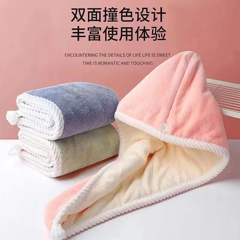 干发帽女吸水双层加厚2023新款包头巾洗头擦头发