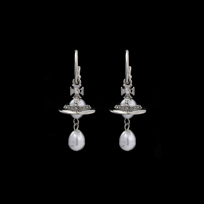 铜合金合成锆石耳饰 CC7491  高定系列 耳环