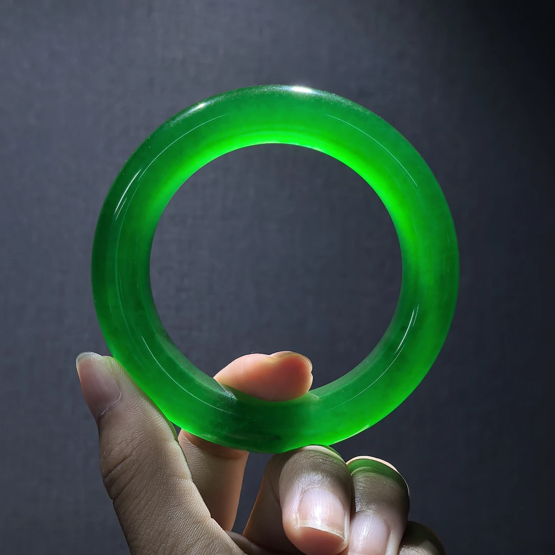 XH兆福甄选时尚满绿手镯SZ0015时尚大气