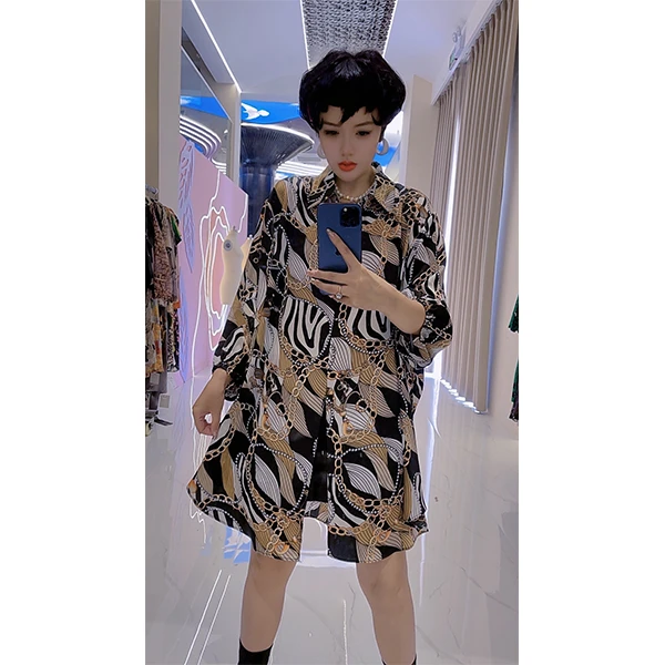 《爱玛锁链》72663-U 时尚气质女士百搭夏季设计感上衣