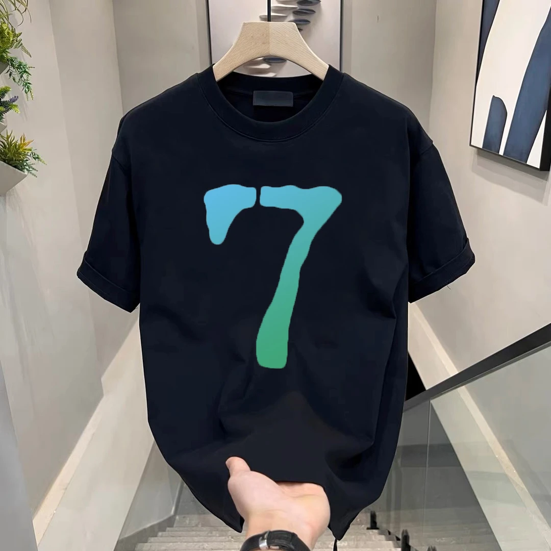 短袖t恤男款夏季纯棉重磅大码300斤宽松美式潮牌潮流体恤男装上衣