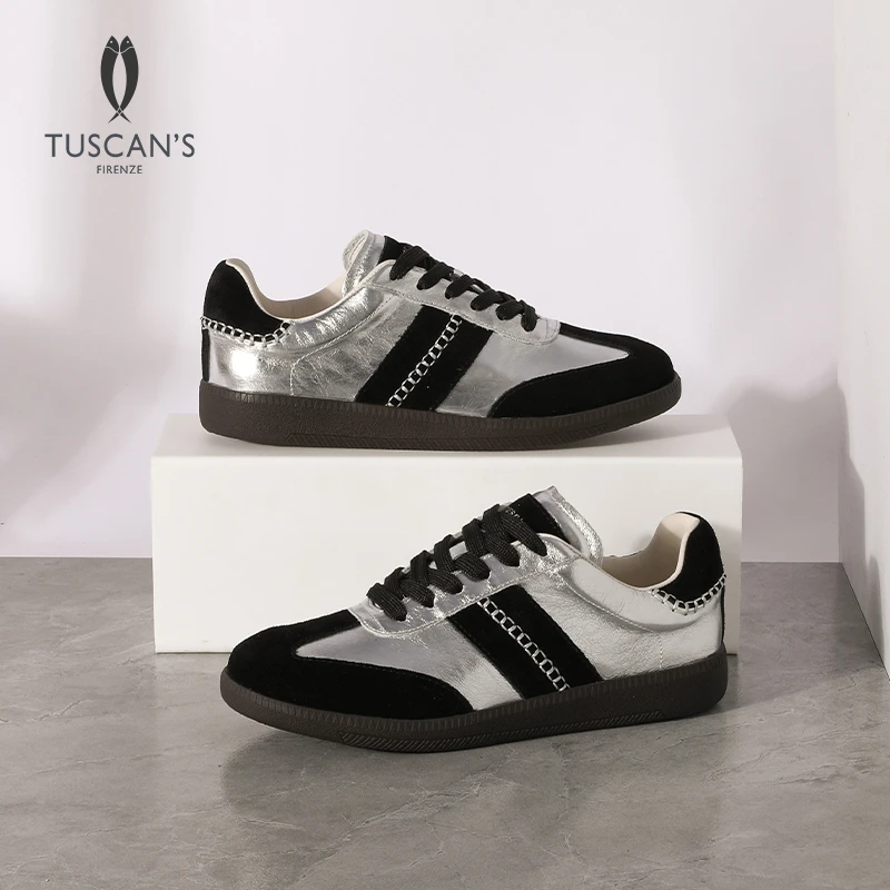 TUSCAN'S舒适百搭时尚休闲鞋经典潮流系带通勤低帮女鞋TS时代双鱼