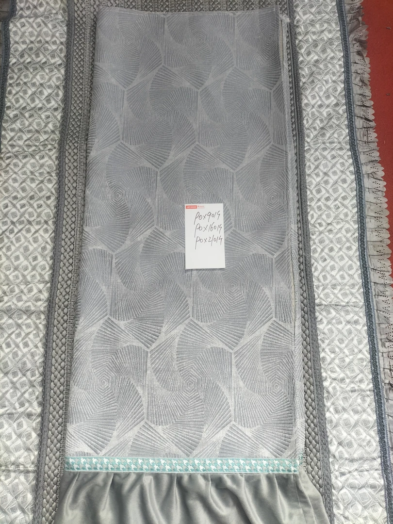 复合雪尼尔浅灰色组合沙发垫90+160+210