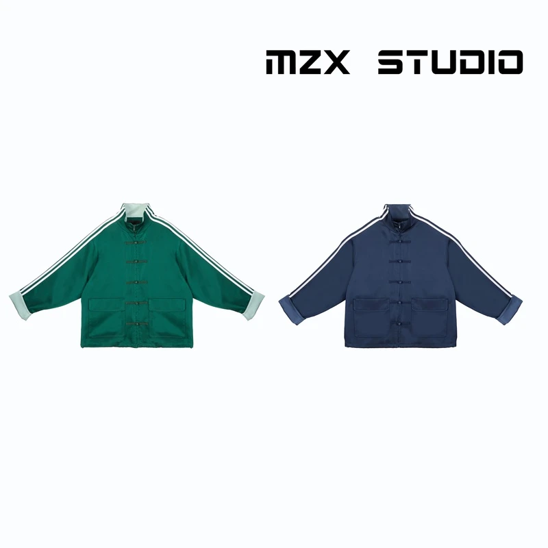 春季新潮国风盘扣立领夹克外套wt9057