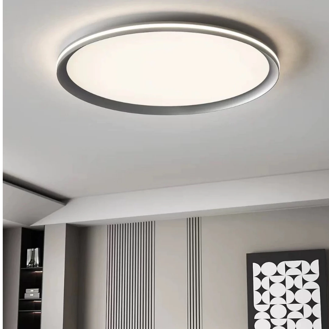 高端铝材全光谱护眼现代极简北欧主卧次卧书房灯家用超薄超薄吸顶