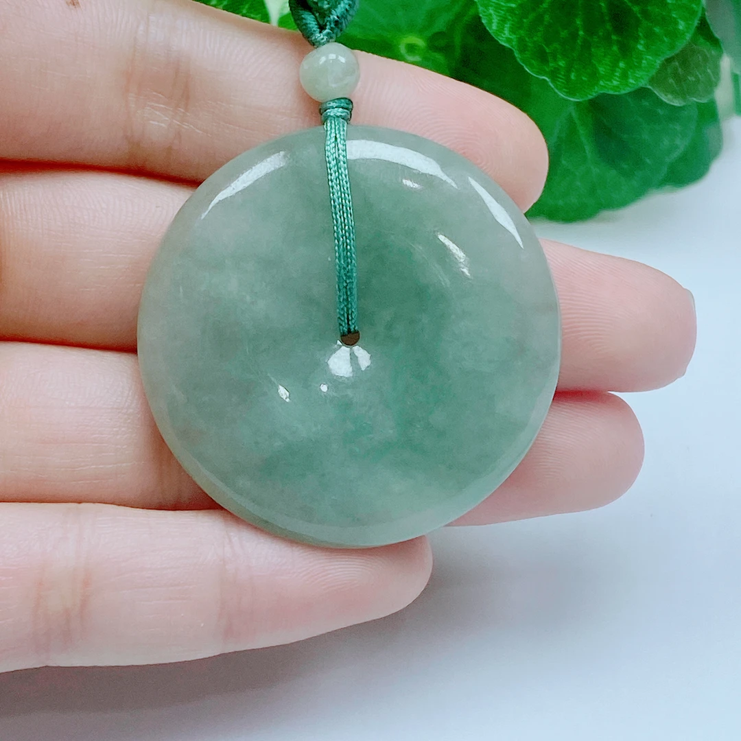 天然翡翠平安扣吊坠