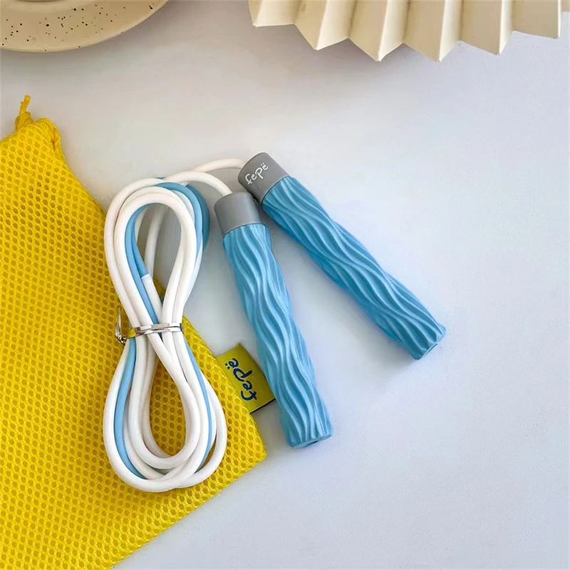 儿童防滑竞速跳绳粉色2.4米