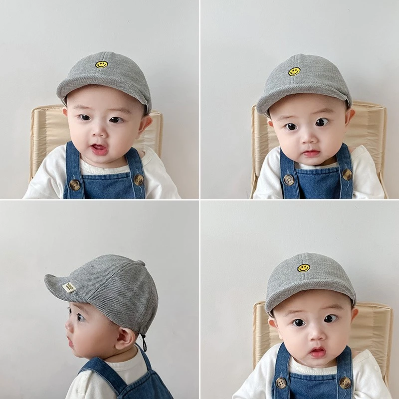 男宝宝春秋薄款鸭舌帽子婴幼儿时尚韩版遮阳帽婴儿秋季可爱棒球帽