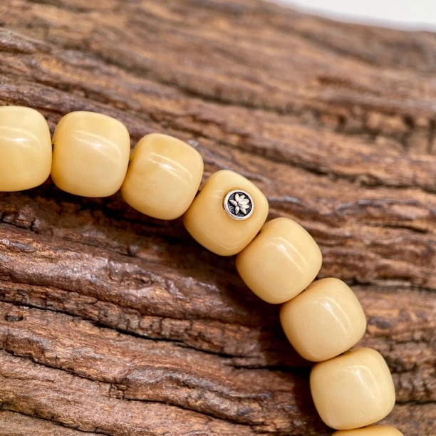 龙脊菩提87老型单圈手串银标小袋体验款微钥匙孔