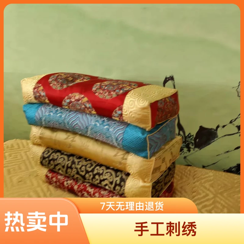 长武手工布艺艾叶砖头枕养生枕