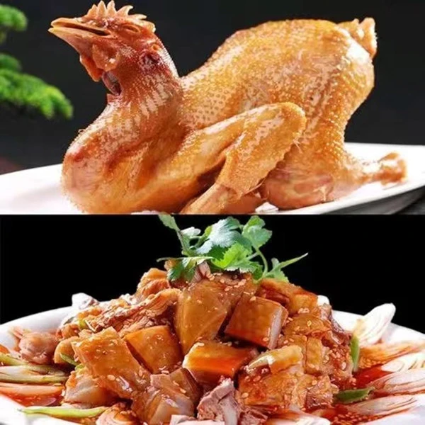 《豫叶秃哥》开袋即食熟食手撕心情麻辣鸡850g*1只麻辣鲜香零食
