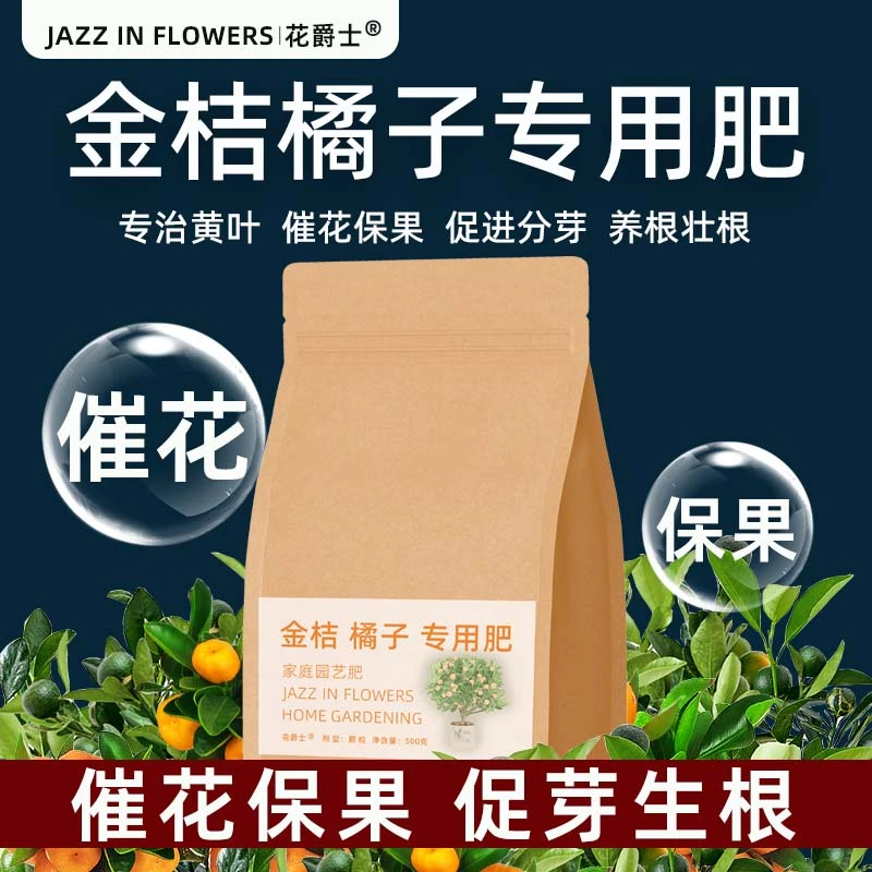 金桔树肥料金桔专用肥料橘子肥料橘子树专用肥营养液盆栽营养土