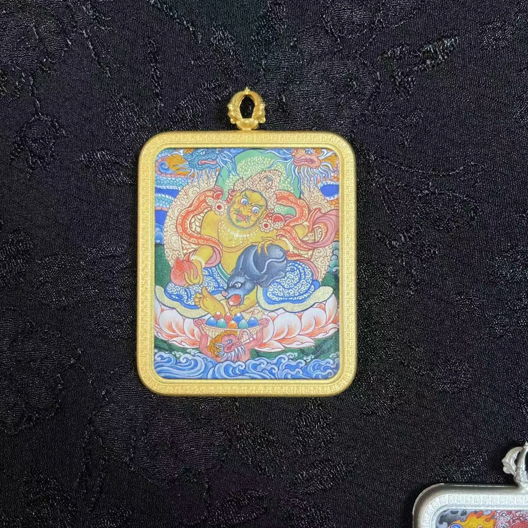 【纯手绘】黑c黄c纯手绘唐卡