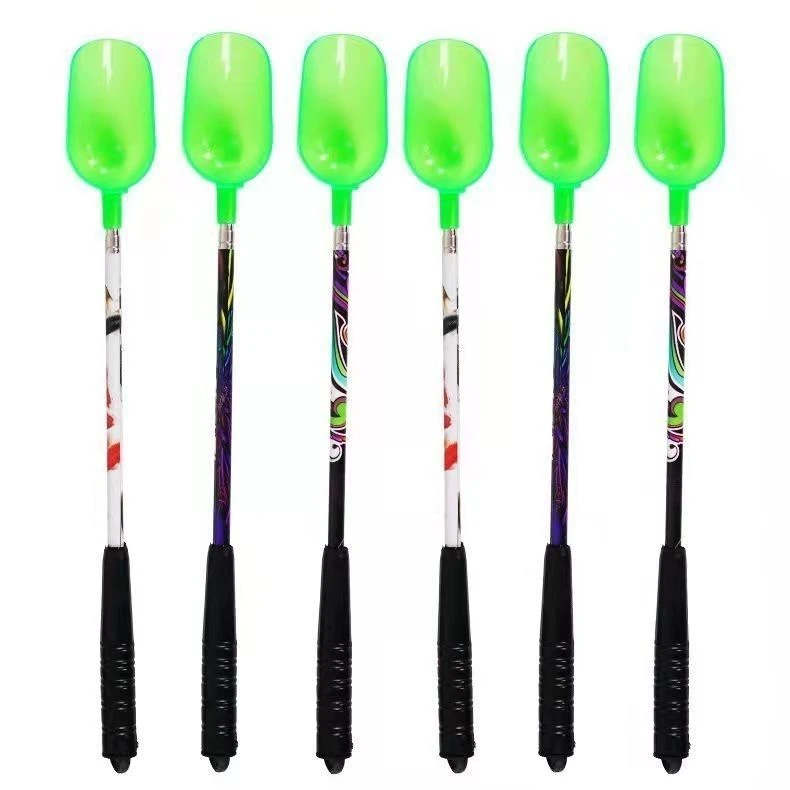 碳素可伸缩便携打窝勺抛饵勺钓鱼远投打窝器投饵器打饵勺投饵料勺