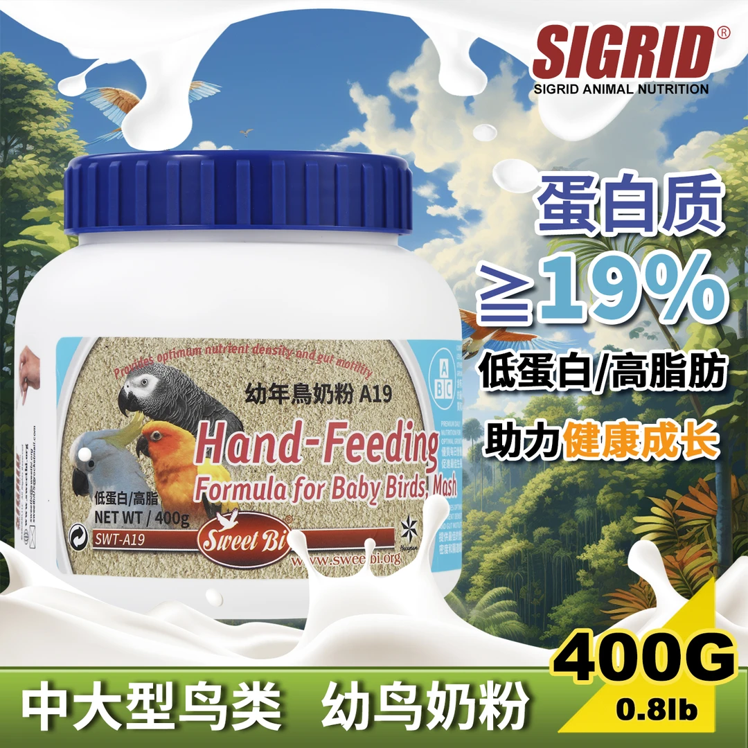 碧甜日常高能配方鹦鹉奶粉饲料小中大型幼鸟专用雏鸟鸟食0天适用