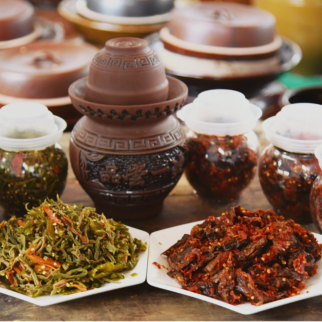 豆角油茄各一坛（1000克）