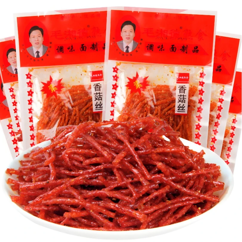 毛湘德素香菇丝辣条香辣丝儿时怀旧小时候麻辣零食童年小吃