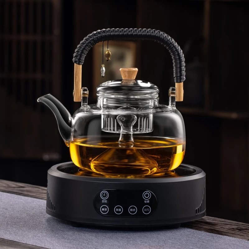 煮茶壶电陶炉煮茶壶大功率高硼硅玻璃煮茶壶