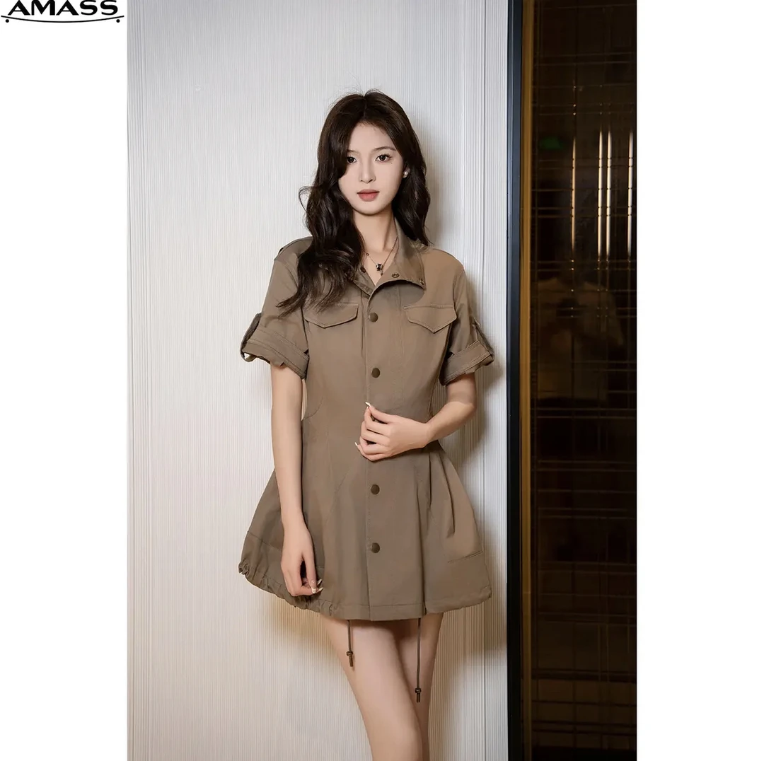 AMASS/阿玛施时尚休闲户外夏季复古透气薄款女装外套气质5400814