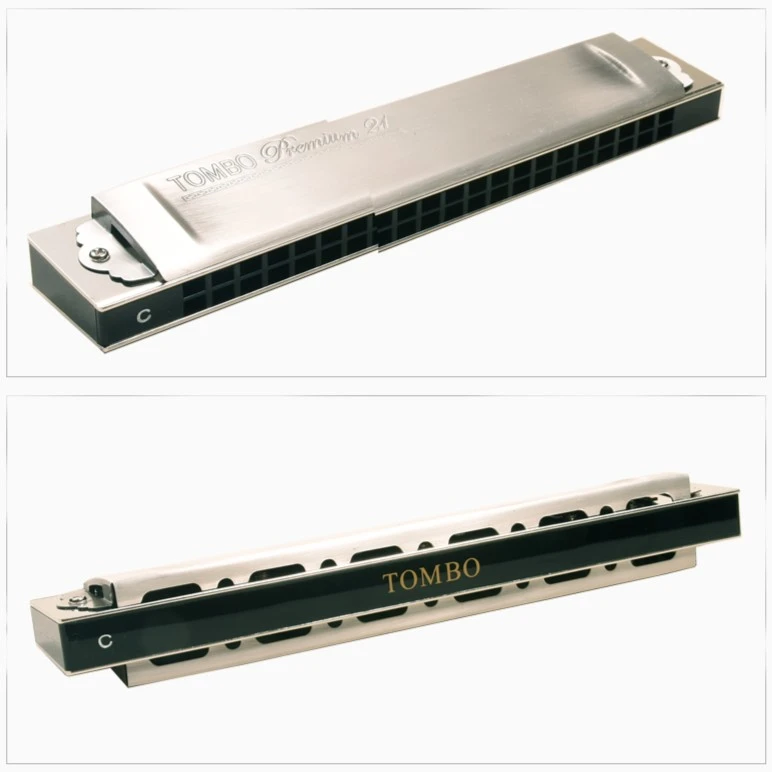 【通宝口琴】通宝1721进口树脂琴格复音口琴21孔复音口琴