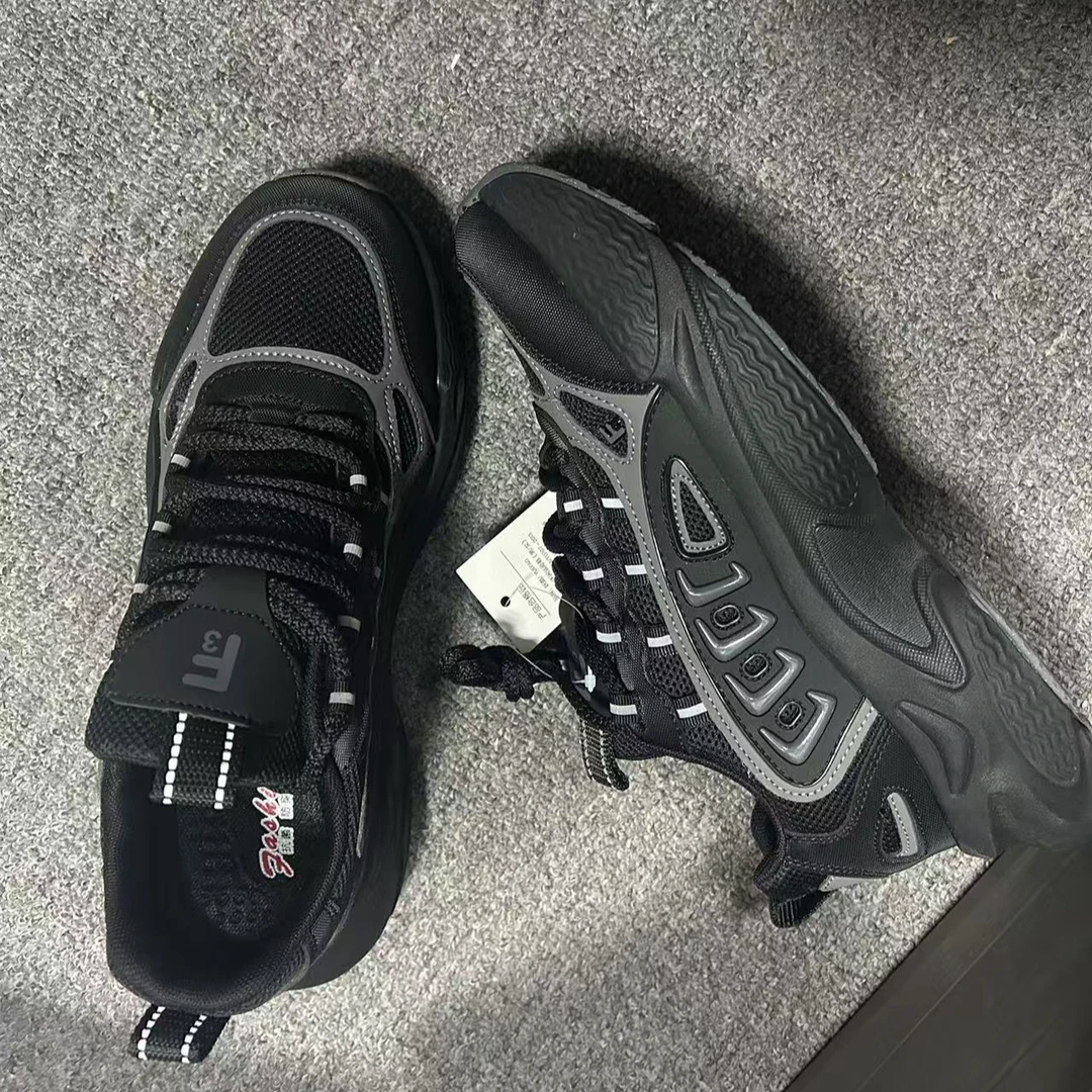 2024年秋季新款时尚舒适百搭轻便防滑耐磨男士慢跑鞋