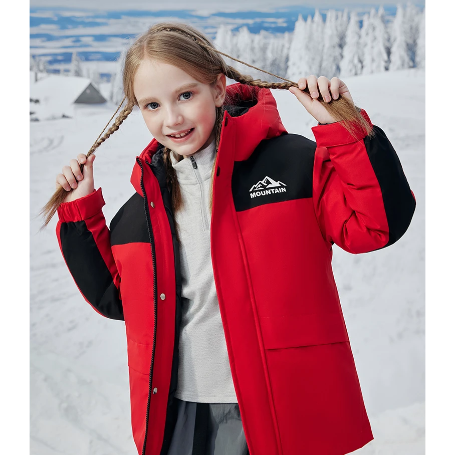 雪中飞儿童羽绒服2024冬上新时尚休闲两件套潮流X40144014FXT-DR