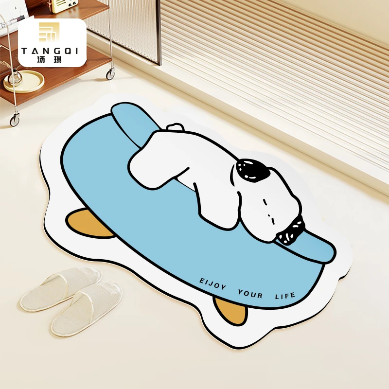 【活动冲量】可爱狗浴室吸水地垫厕所卫生间门口防滑速干脚垫防滑垫