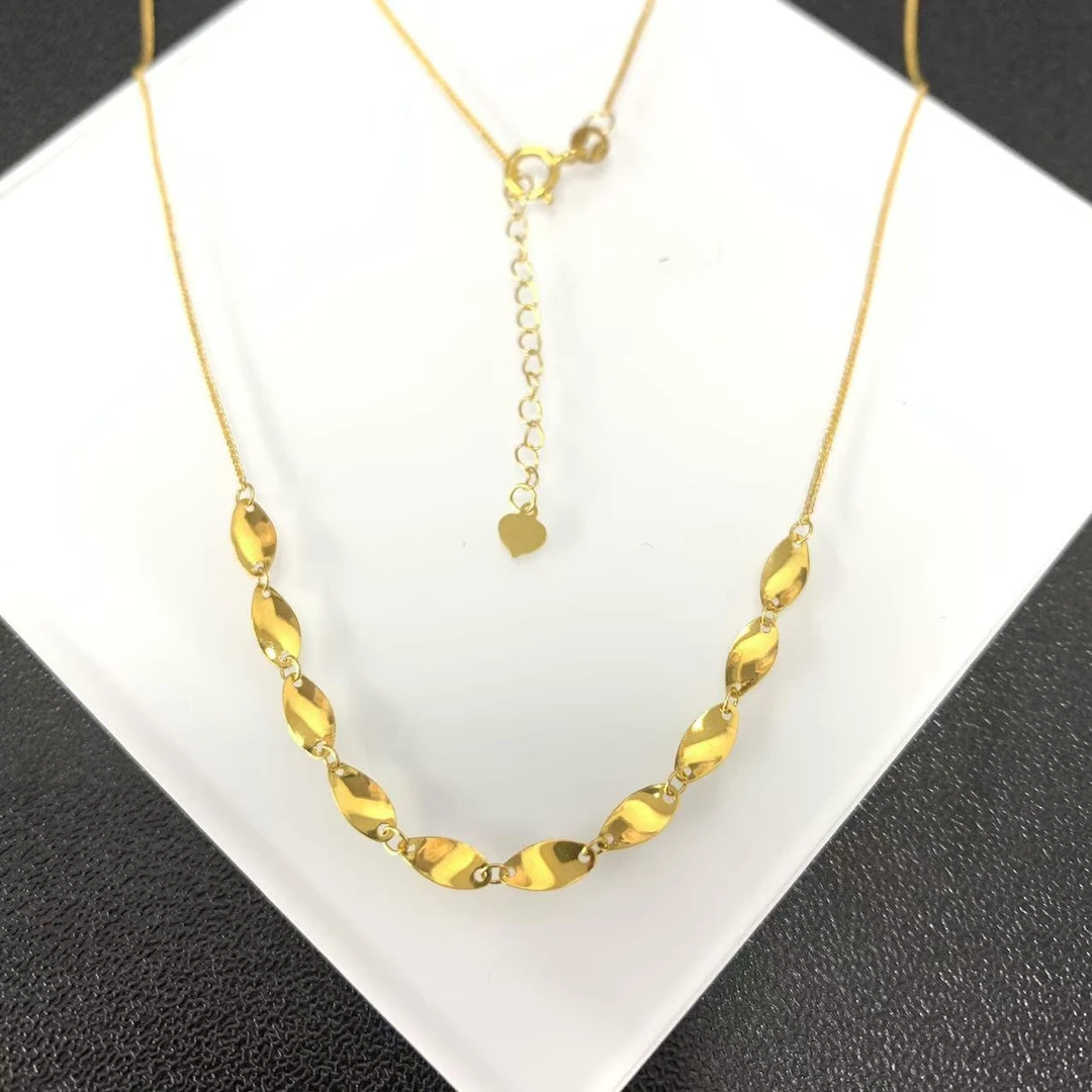 YZ3150-18K金微笑链-JS(多样性发其一)