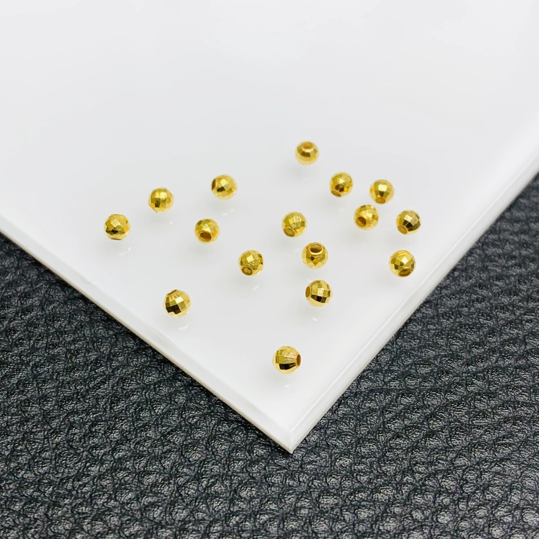 YZ2159-18K金镭射珠2.5m左右配件发其一MF