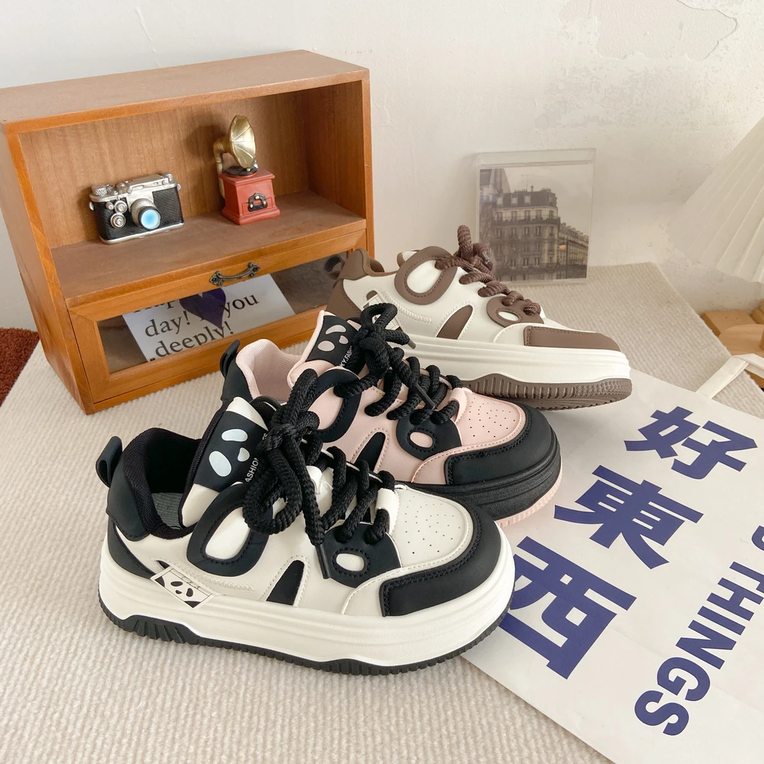 ［古中潮奢］高端定制潮鞋小众港风加绒ins百搭厚底春秋板鞋休闲鞋