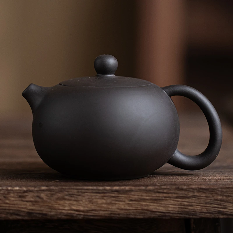 原款西施紫砂壶球孔宜兴名家纯半手工功夫大230cc黄金容量卡盖