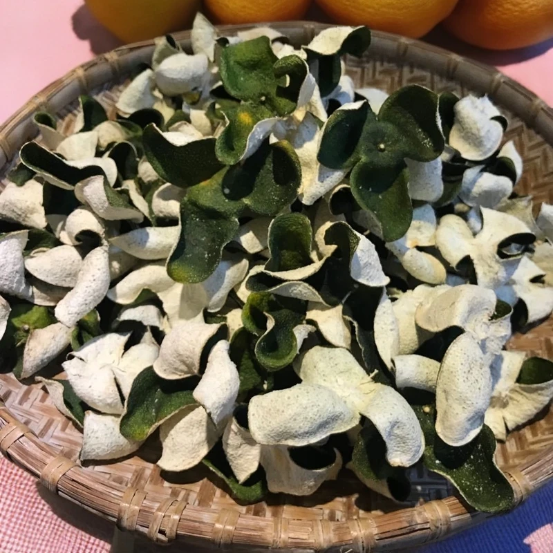 新会青柑皮陈皮青皮大红皮泡水广东新会特产生晒橘子皮茶新会青皮