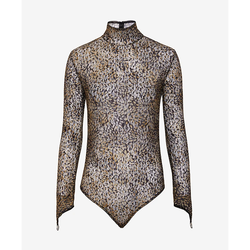 TRACYCHU【现货】欧若风出游时尚蕾丝高弹微透视穿搭新概念潮人必备