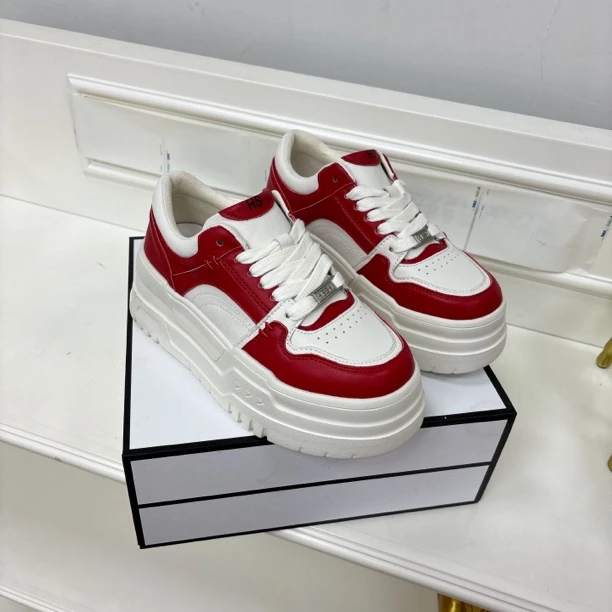 2024年春季新款时尚百搭厚底小白鞋休闲鞋0612-5 B6