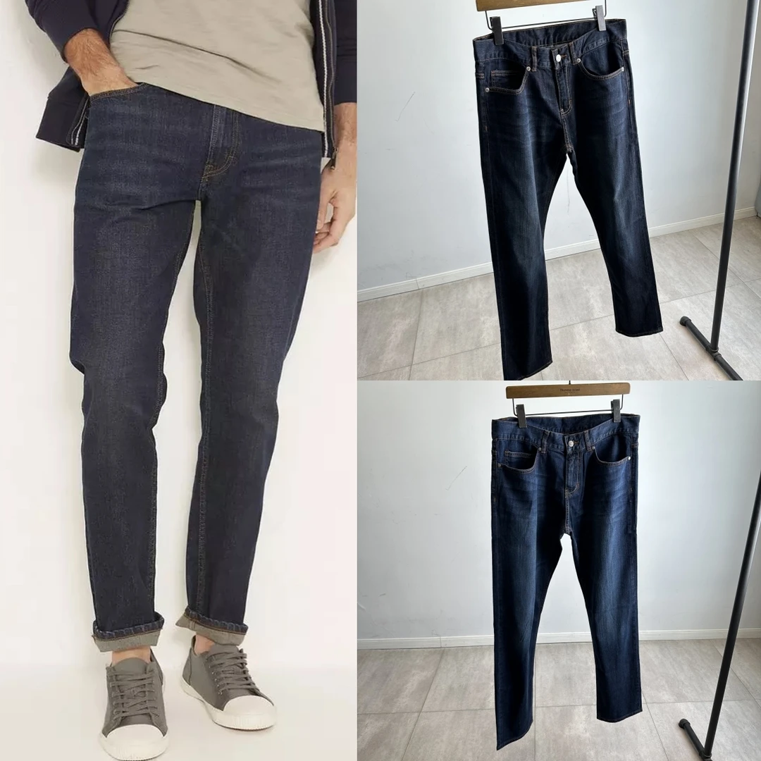 外贸男士微弹力男士休闲男牛仔裤子直筒裤百搭春秋长裤9616