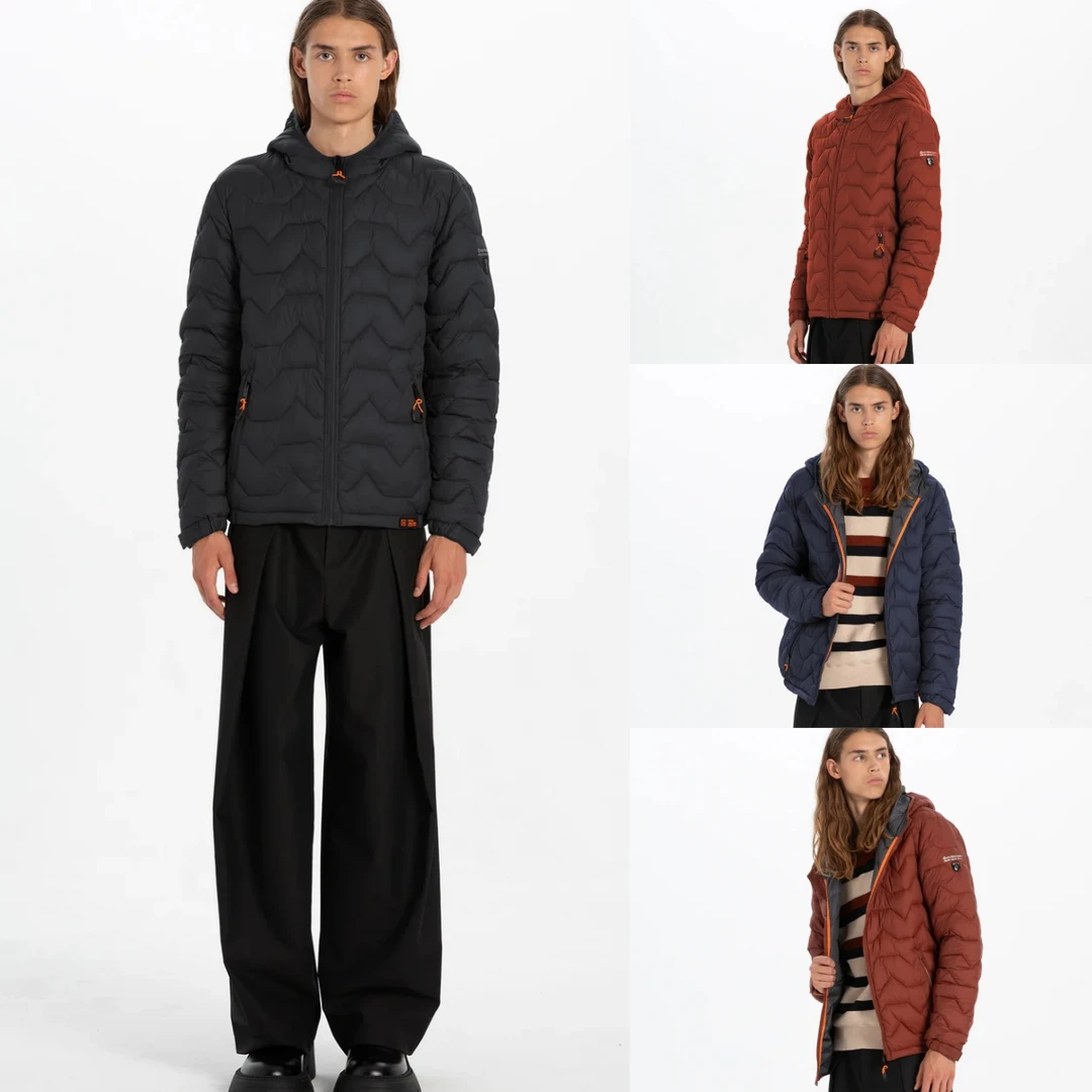 外贸高端男士户外防风防泼水连帽轻量化棉服秋冬保暖棉衣外套6934