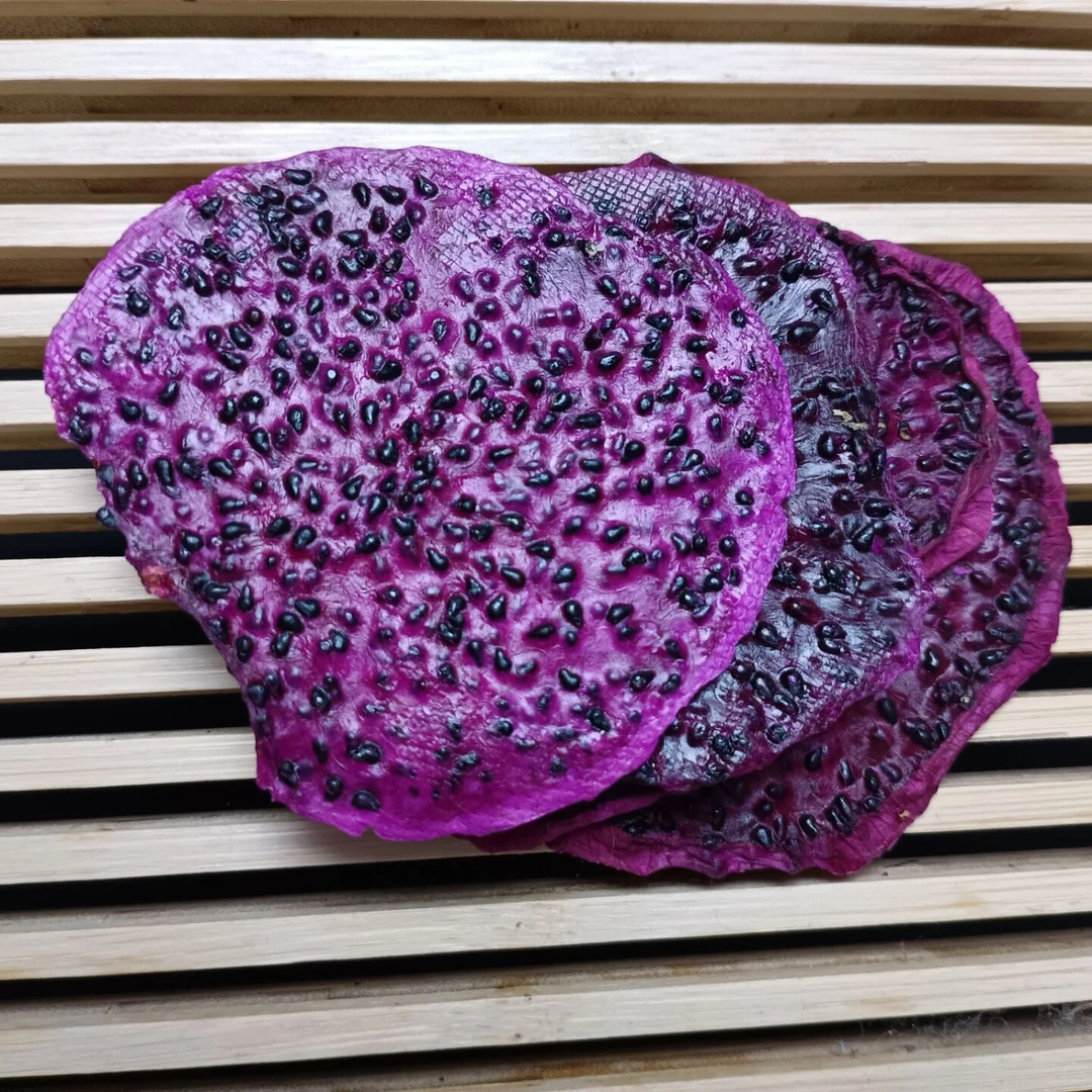 31长寿之乡阳光高山果园鲜果去皮红心火龙果干片清香烘干干脆果片