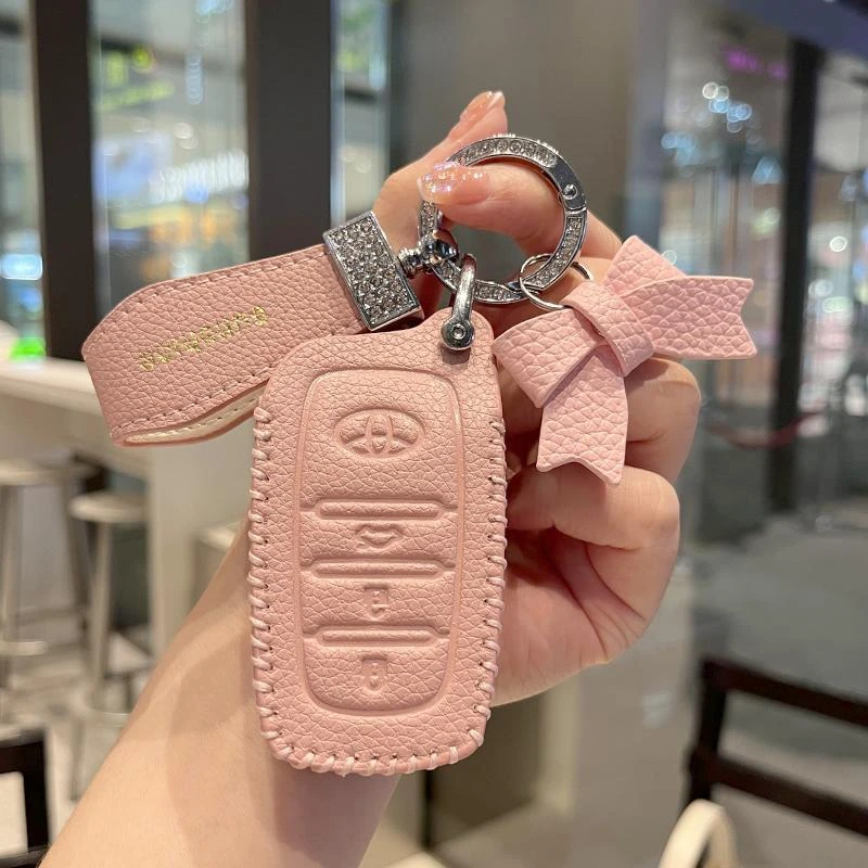 适用丰田威兰达RAV4荣放陆放亚洲龙卡罗拉凯美瑞车钥匙套壳扣男女