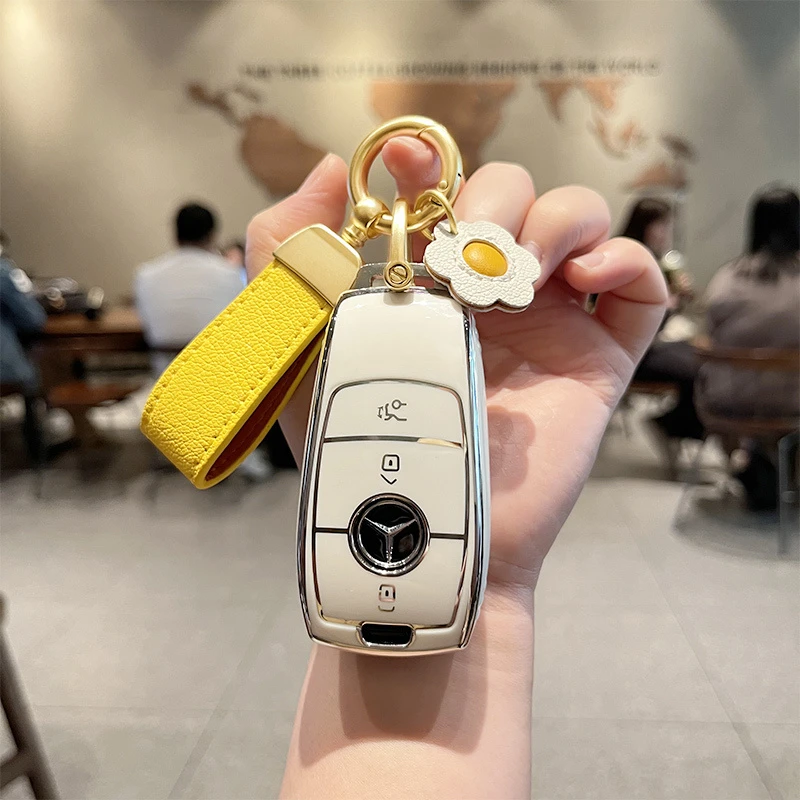 奔驰e300l钥匙套c260l车c级c200l新款E/S级扣glb220壳glc300l高级