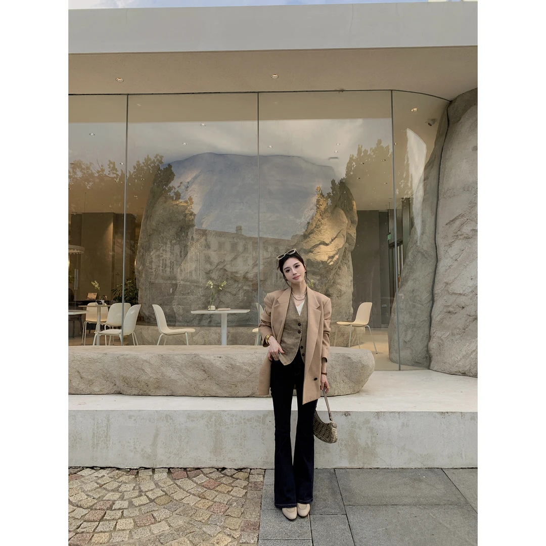 ASMANNA/嵿级臻品 半宾霸里布翻领西服A2308AXZ042