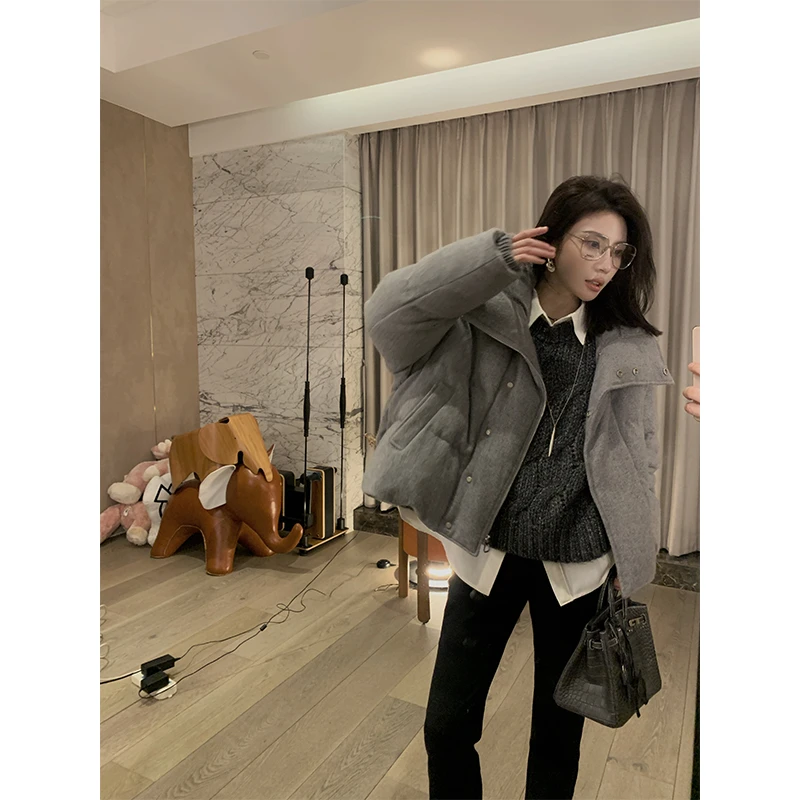 ASMANNA/26支双股内蒙100山羊绒外套A2308AYR079