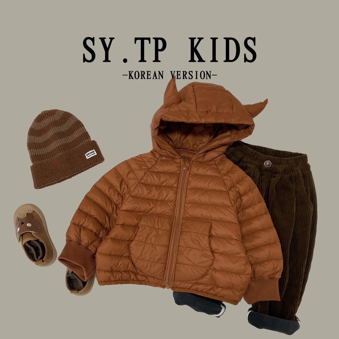 【工厂现货】羽绒服90白鸭绒男女宝冬外套保暖轻薄羽绒服23D3002Y