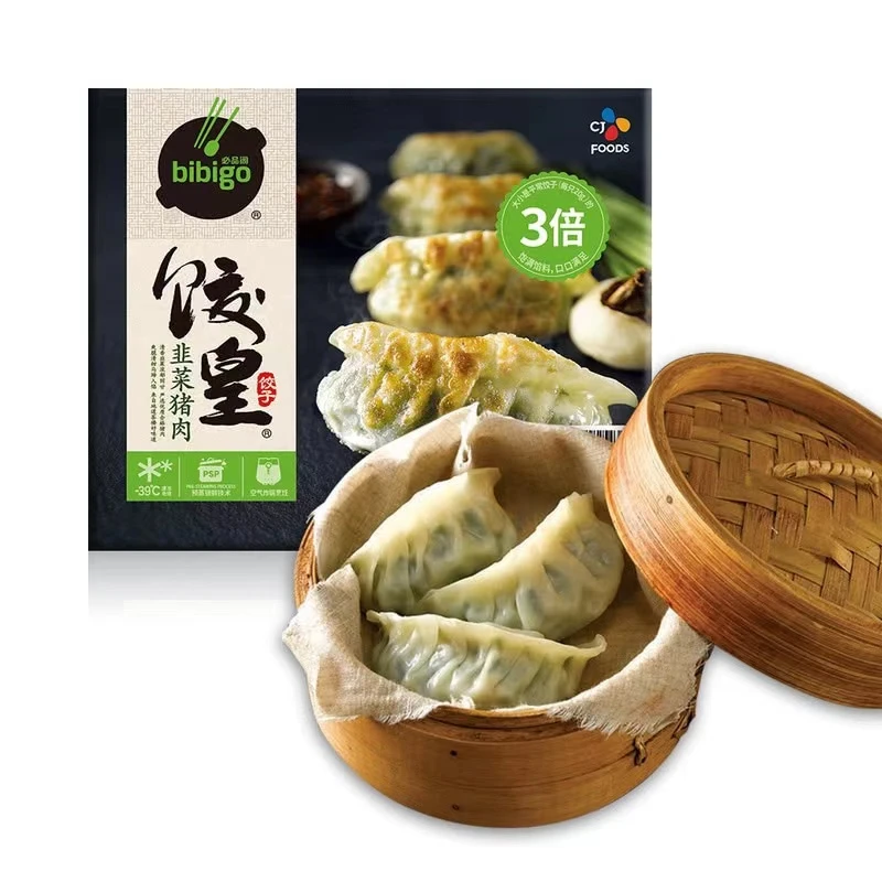 必品阁 饺皇 (韭菜猪肉饺子) 1.56kg 个头大 饱满馅料 口口满足