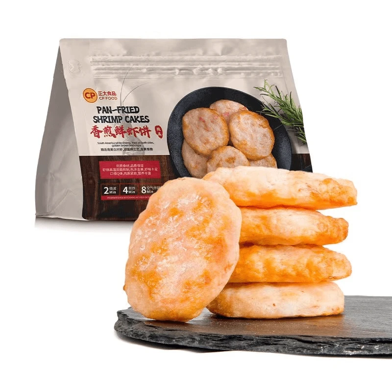 CP 香煎鲜虾饼825g方便食品顺丰冷运