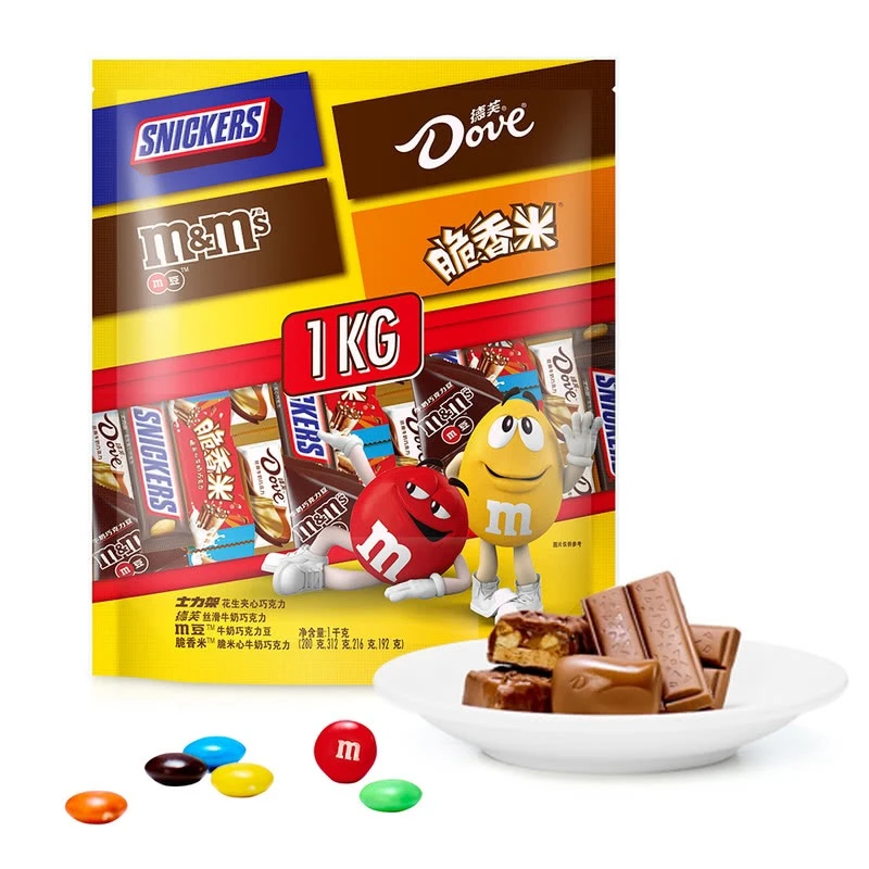 【会员超市】 玛氏缤纷乐享混合口味巧克力 1kg