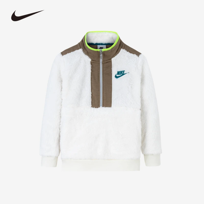 【耐克】NIKE男童春春季保暖运动外套套头无帽卫衣NKB-HZ-K532