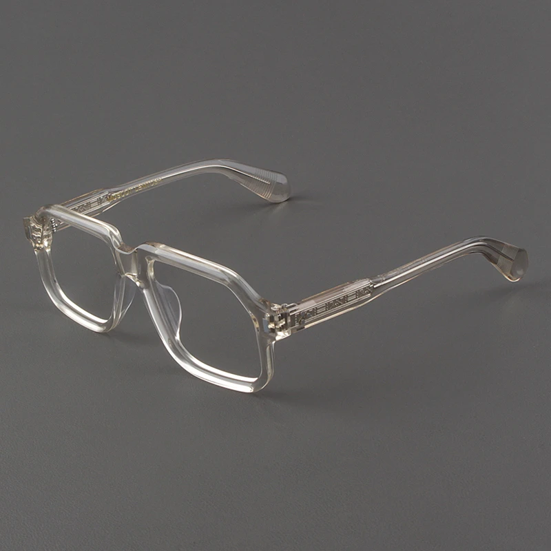 MOSCOT LEMTOSH眼镜架复古男款透明黄色方框镜架女士奢侈品近视镜