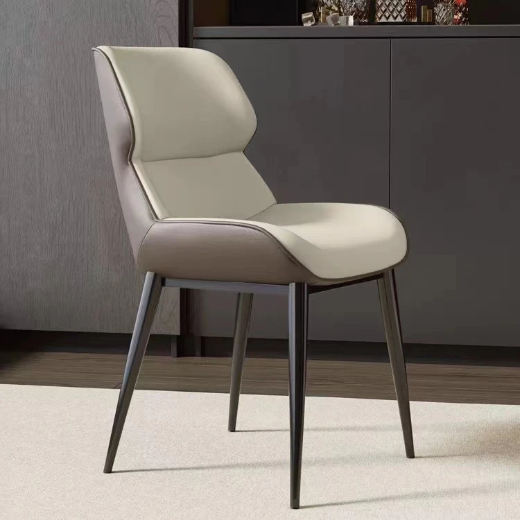 意式极简娃娃椅人体工程学设计高级舒适感餐椅